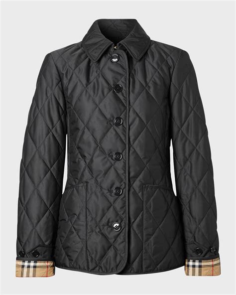 burberry fernleigh diamond quilted jacket|Burberry fernleigh quilted logo.